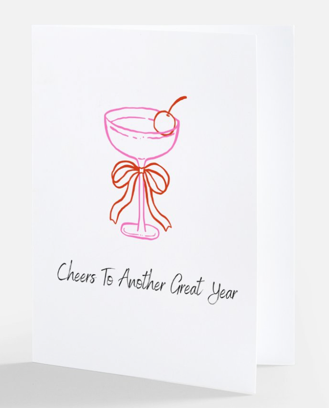 CHEERS TO ANOTHER GREAT YEAR CARD