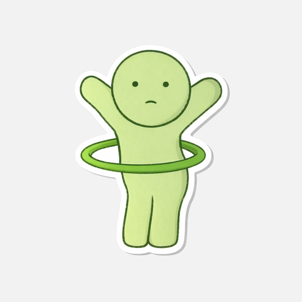 SMISKI HULA HOOP STICKER