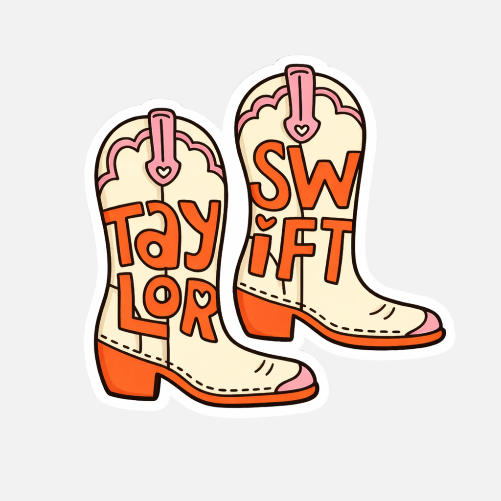 TAYLOR SWIFT BOOTS STICKER