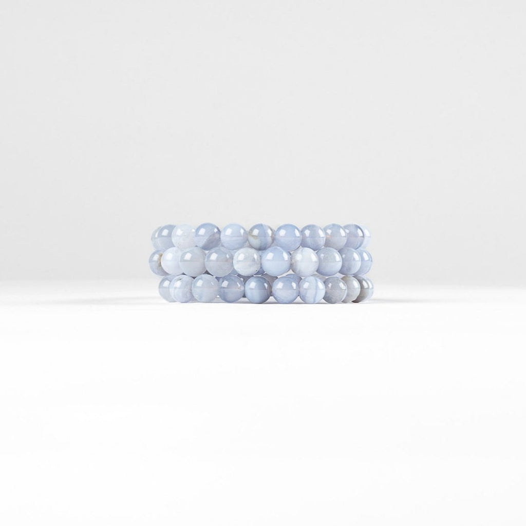 BLUE LACE AGATE BRACELET