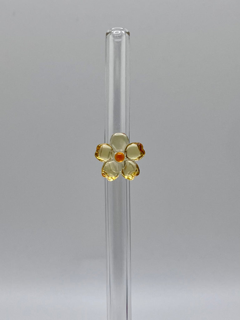 FLOWER GLASS STRAWS