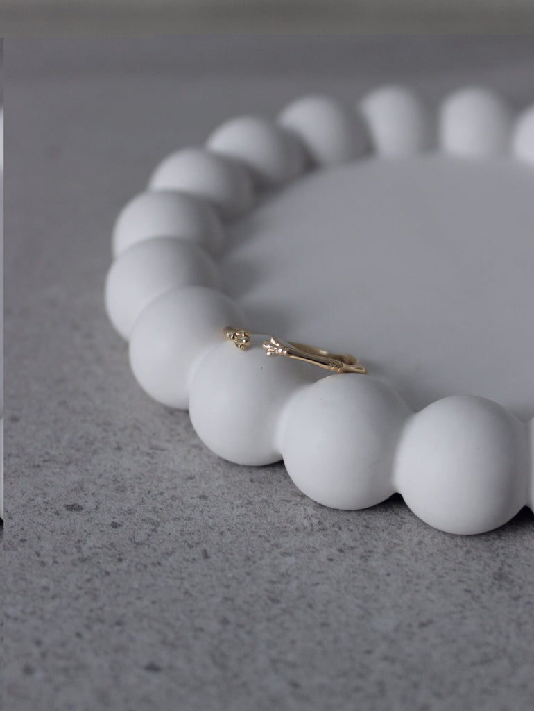 GOLD PLATED ON BRASS RING