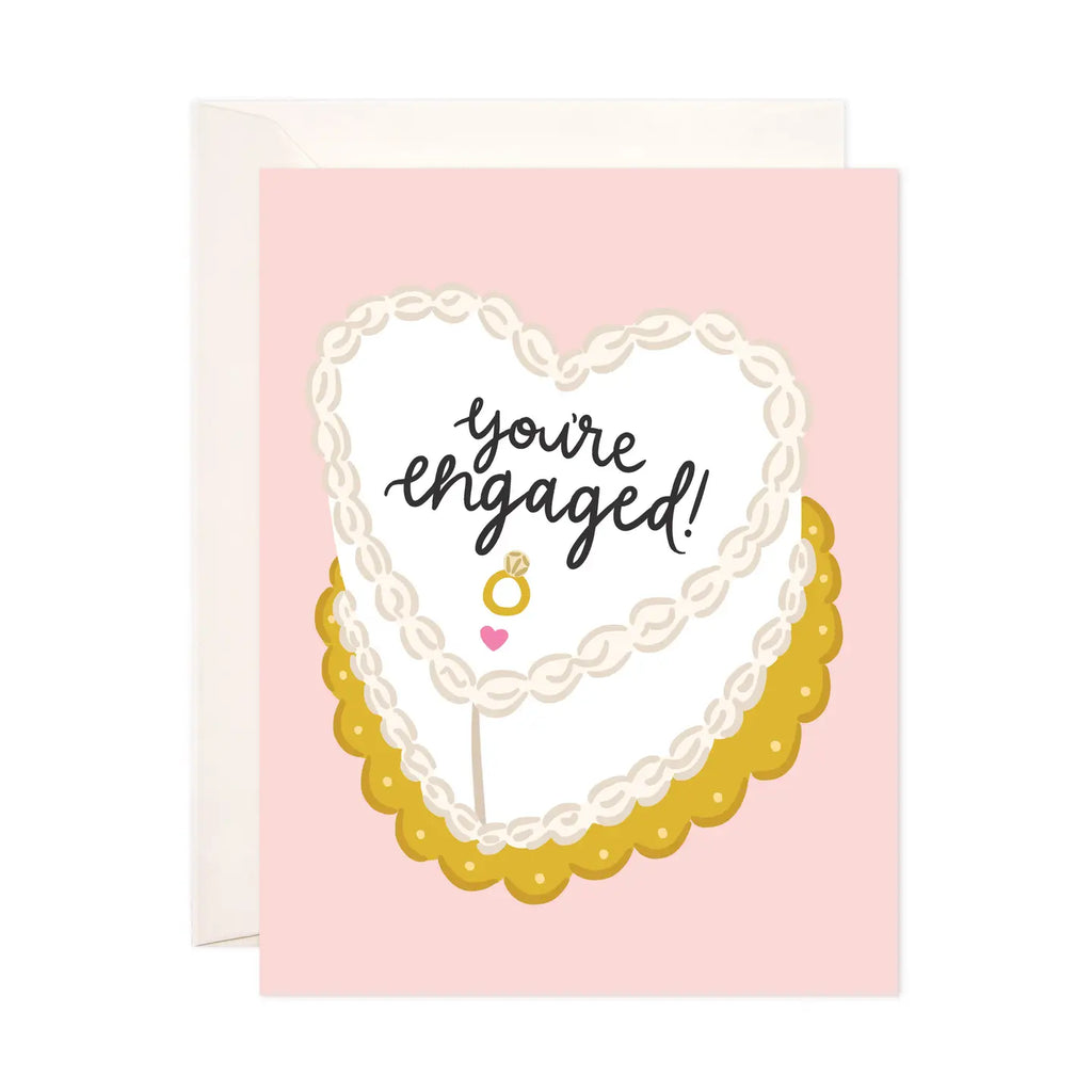 YOU'RE ENGAGED CAKE CARD