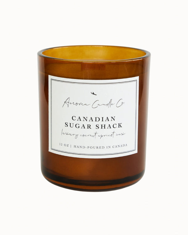 12 OZ CANDLE - CANADIAN SUGAR SHACK