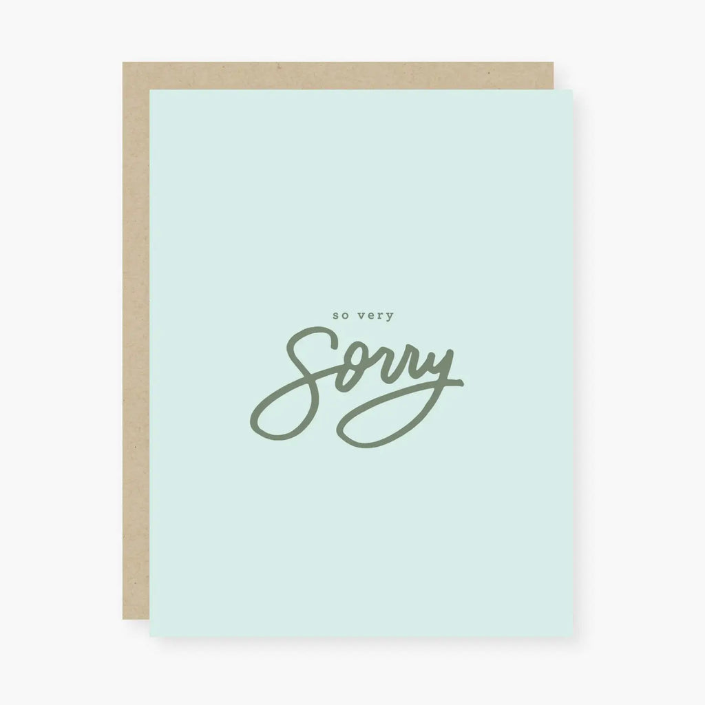 SO VERY SORRY CARD