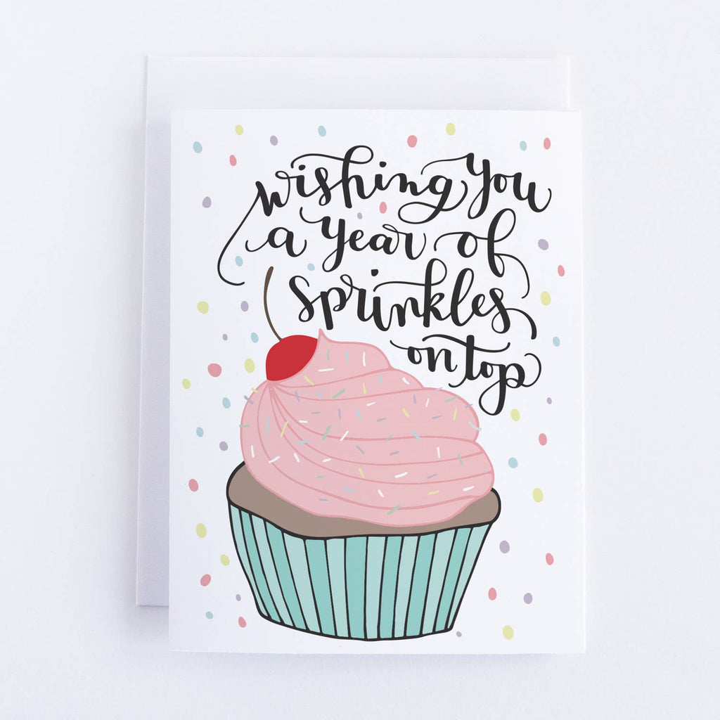 WISHING YOU A YEAR OF SPRINKLES CARD