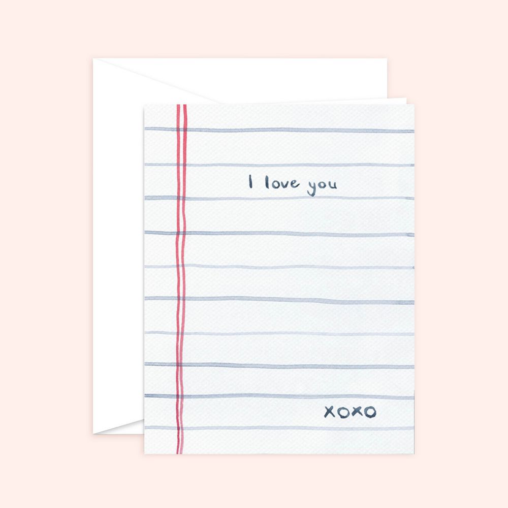 I LOVE YOU XOXO CARD