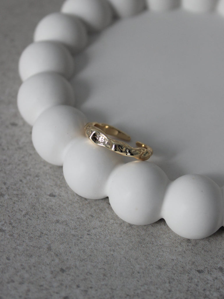 GOLD PLATED ON BRASS RING