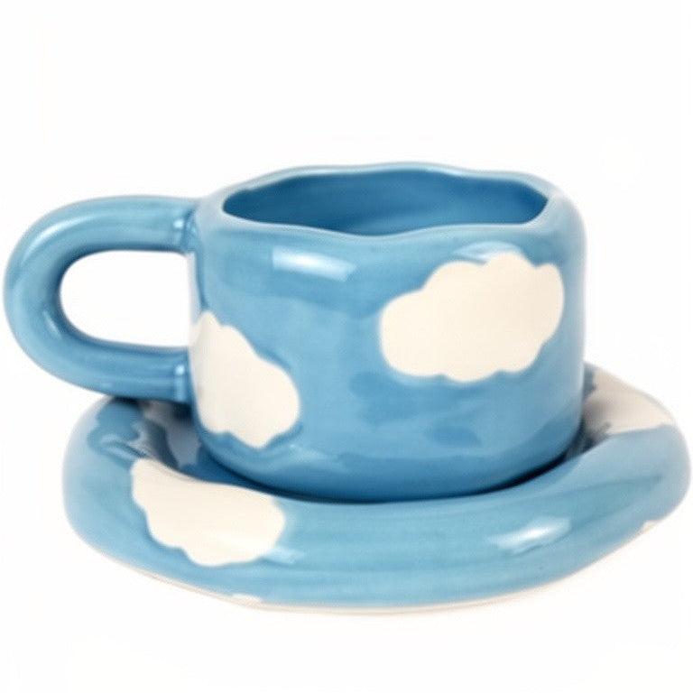 CLOUD MUG & SAUCER