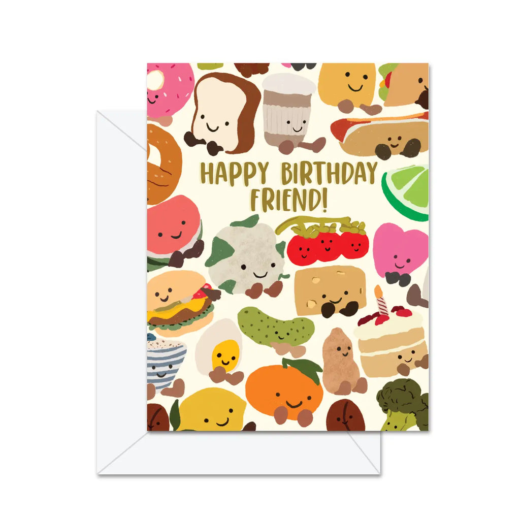 HAPPY BIRTHDAY FRIEND JELLYCAT CARD