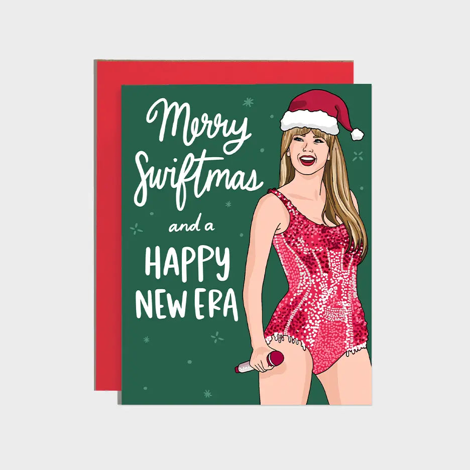 MERRY SWIFTMAS AND A HAPPY NEW ERA CARD