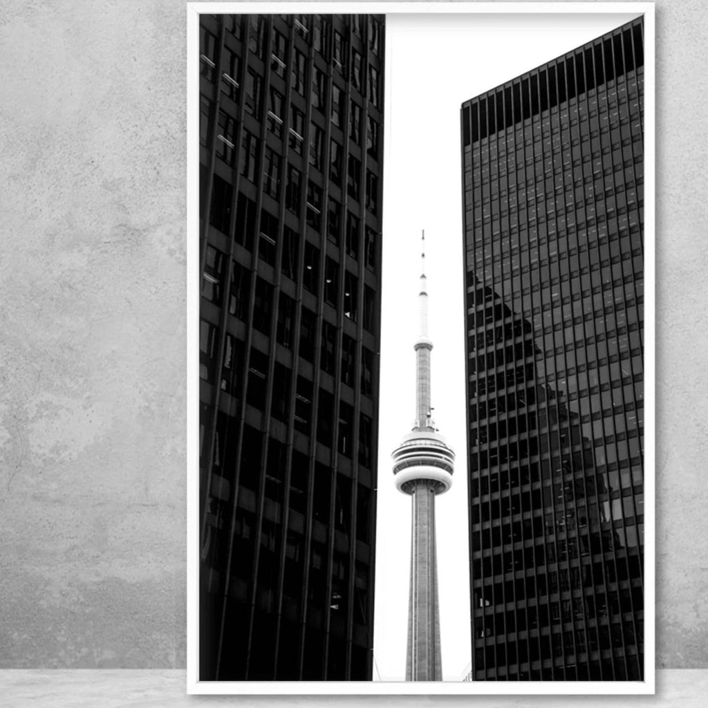 CN TOWER ARCHITECH B&W PRINT
