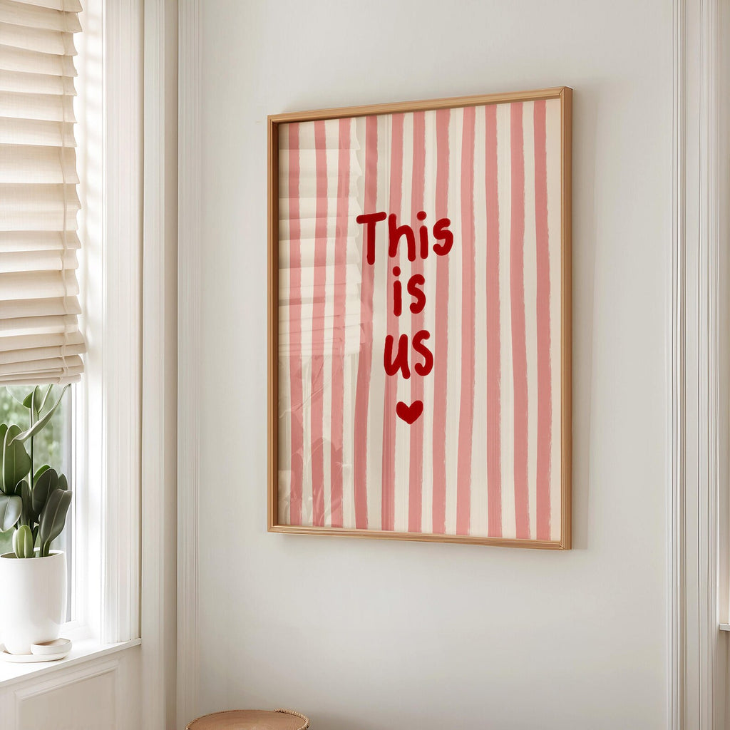 THIS IS US RED STRIPE PRINT
