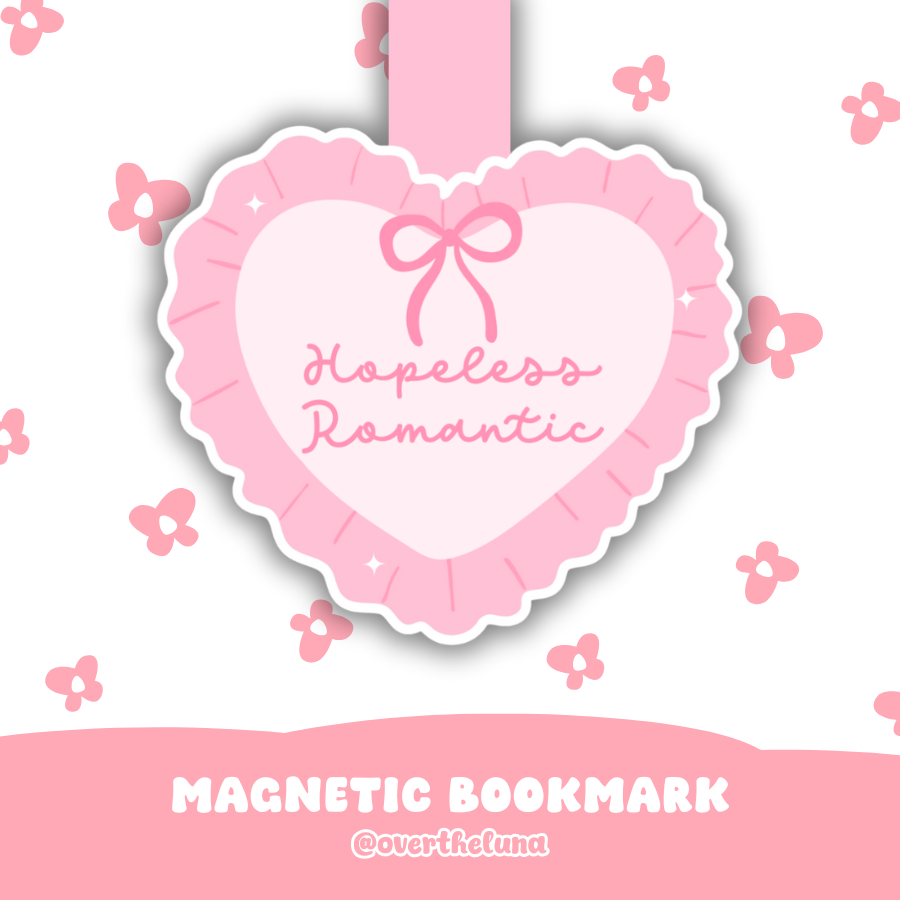 HOPELESS ROMANTIC MAGNETIC BOOKMARK