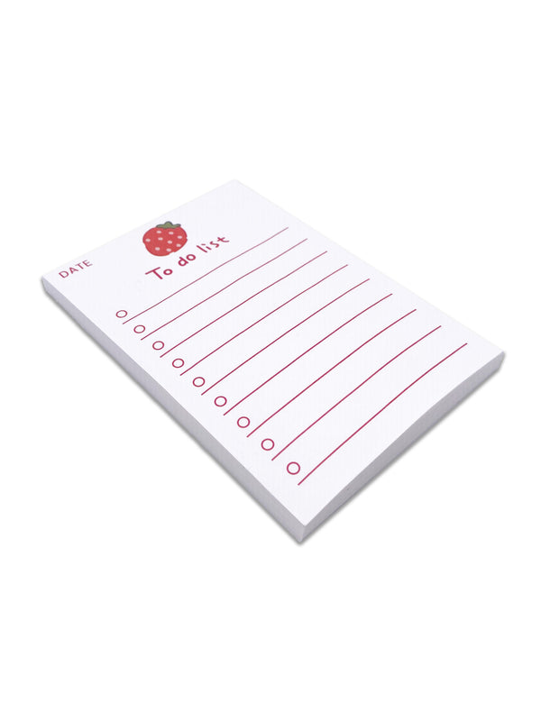 TO DO LIST STRAWBERRY NOTEPAD