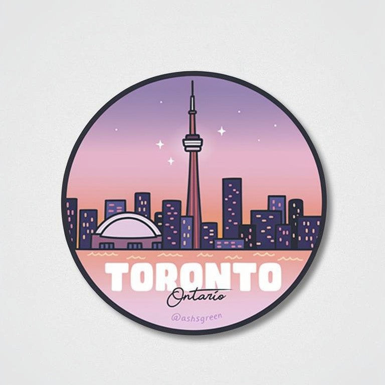 TORONTO ROUND STICKER