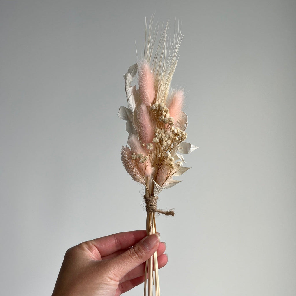 Dried Flower - with Pink Bunny Tail - 1
